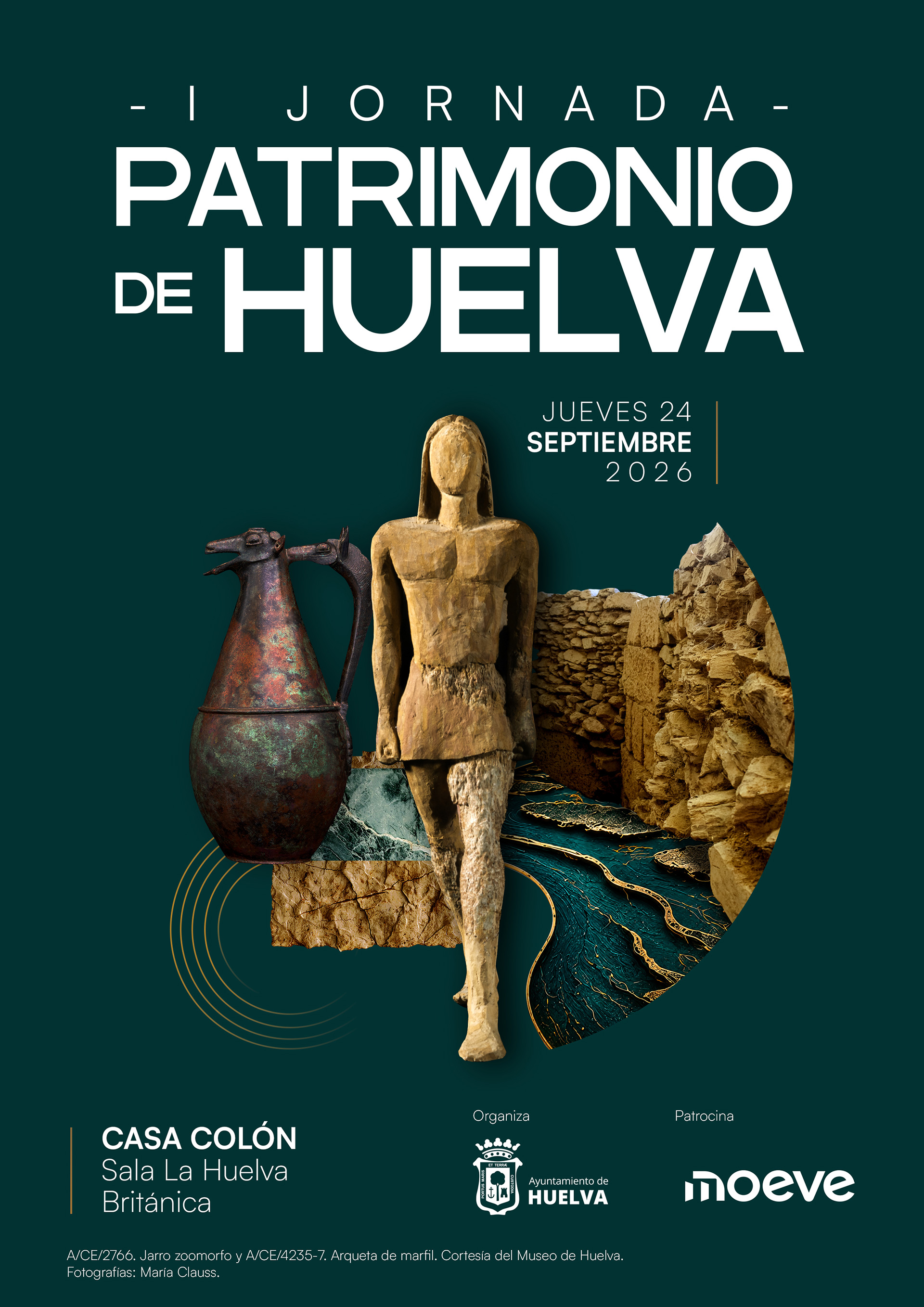 Cartel oficial de Jornada de Patrimonio de Huelva